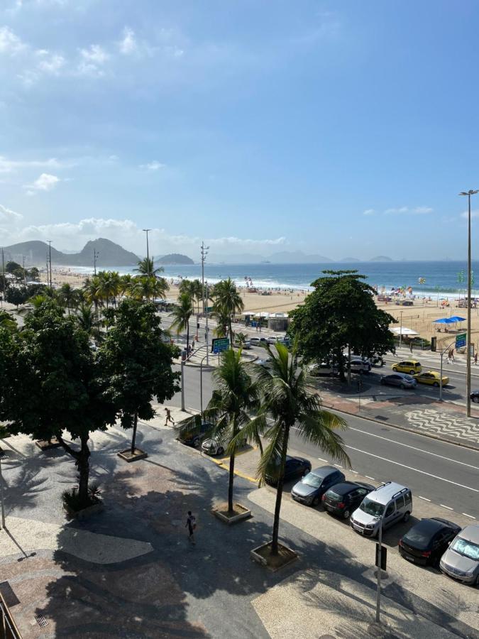 Frente Mar De Copacabana Apartment Rio de Janeiro Bagian luar foto