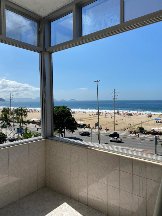 Frente Mar De Copacabana Apartment Rio de Janeiro Bagian luar foto